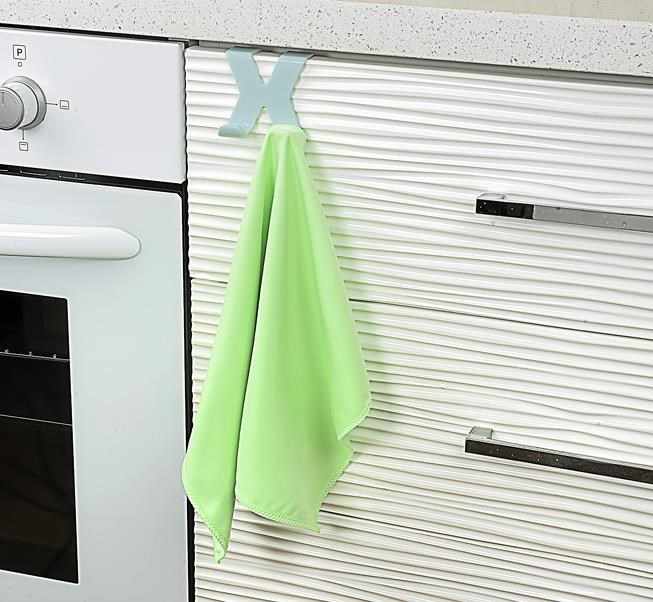 Mutfak Banyo Dolap Kapağına Takılan Meta Havlu Askılığı Aparatı — Veyo — görsel 3