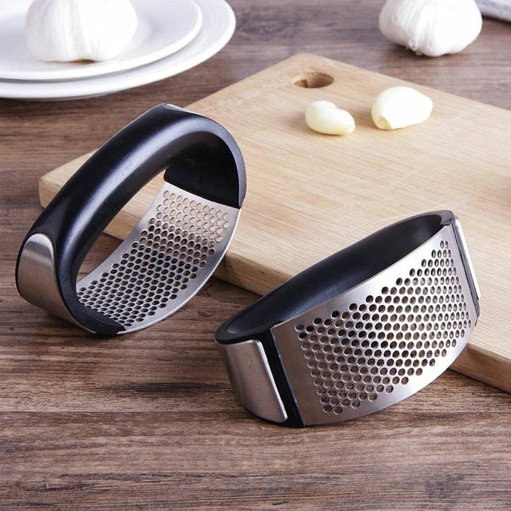 Yeni Sarımsak Ezici Paslanmaz Çelik Garlic Press — Veyo