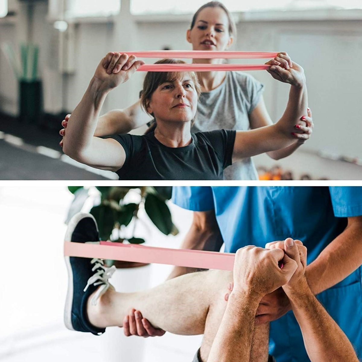 5li Egzersiz Direnç Bant Seti Pilates Crossfit Ekipmanları — Veyo — görsel 5