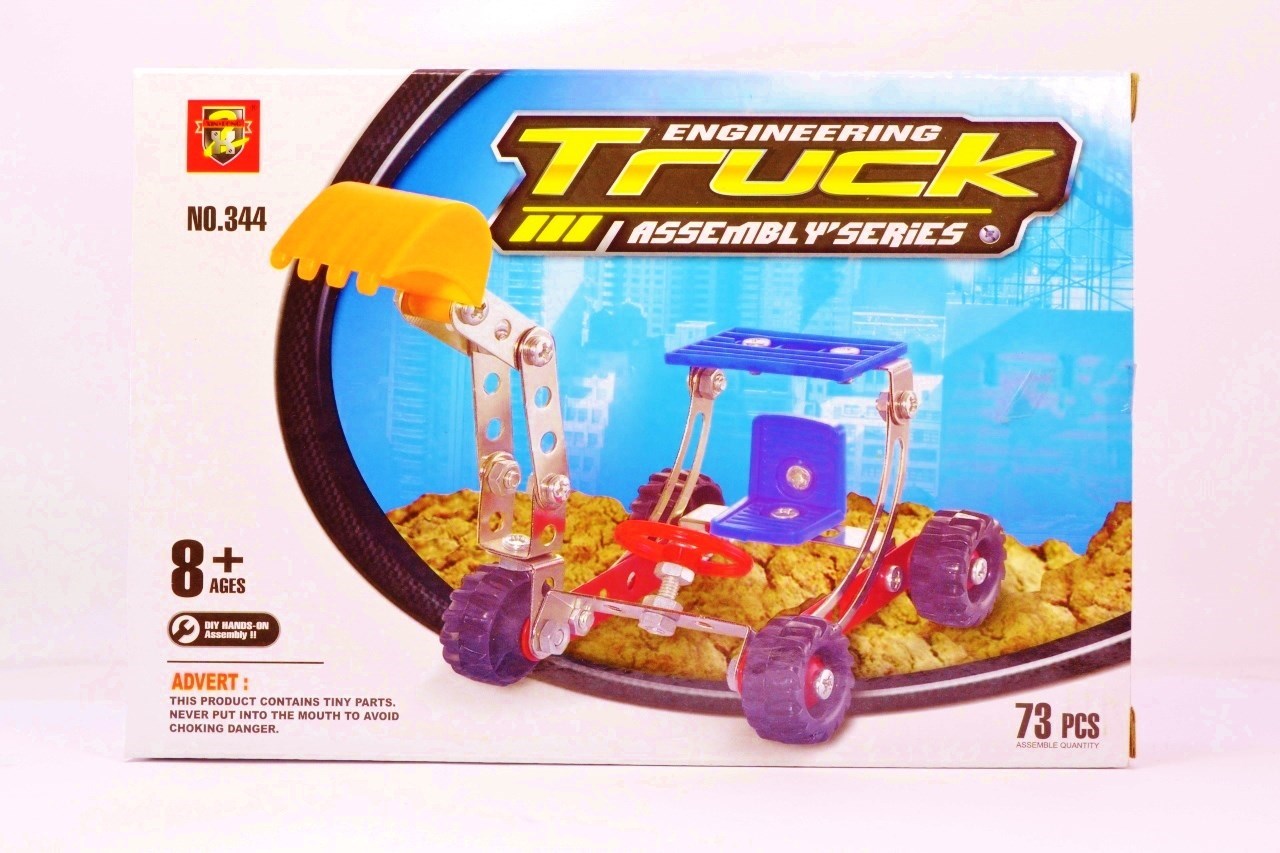 73 Parça Metal Lego Kepçe Eğlenceli Lego Seti ve Yapım Kutusu — Veyo — görsel 3