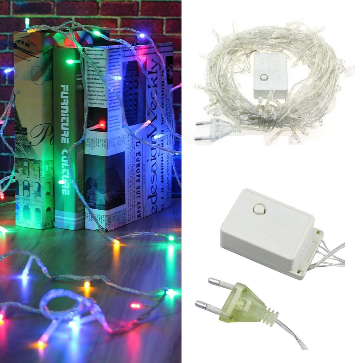 10 Metre 100 Ledli 8 Fonksiyonlu Karışık Renkli RGB Led Lamba — Veyo — görsel 2