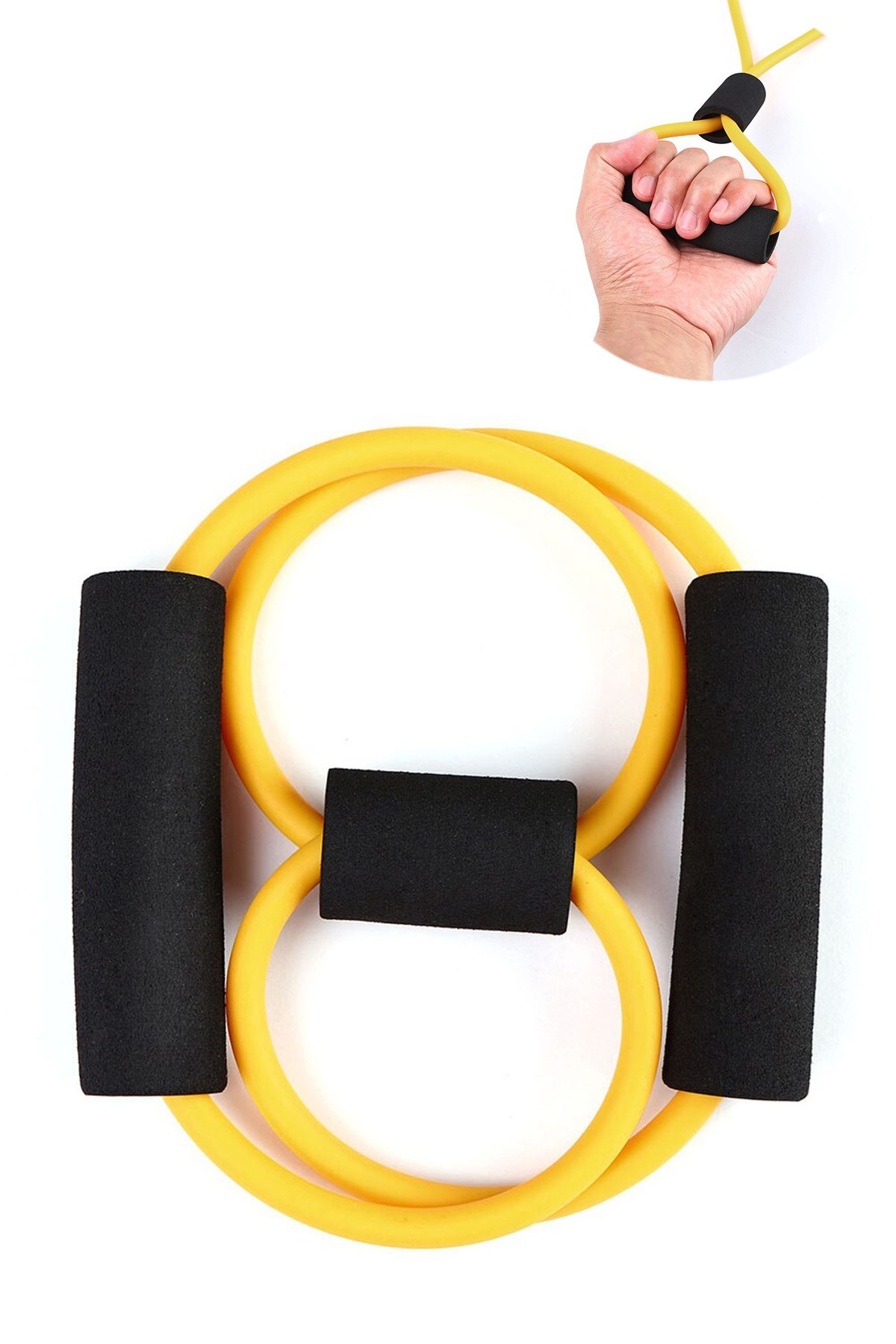 8 Şeklinde Direnç Bandı Yoga Plates Ve Vücut Geliştirme Egzersiz Bandı — Veyo — görsel 7