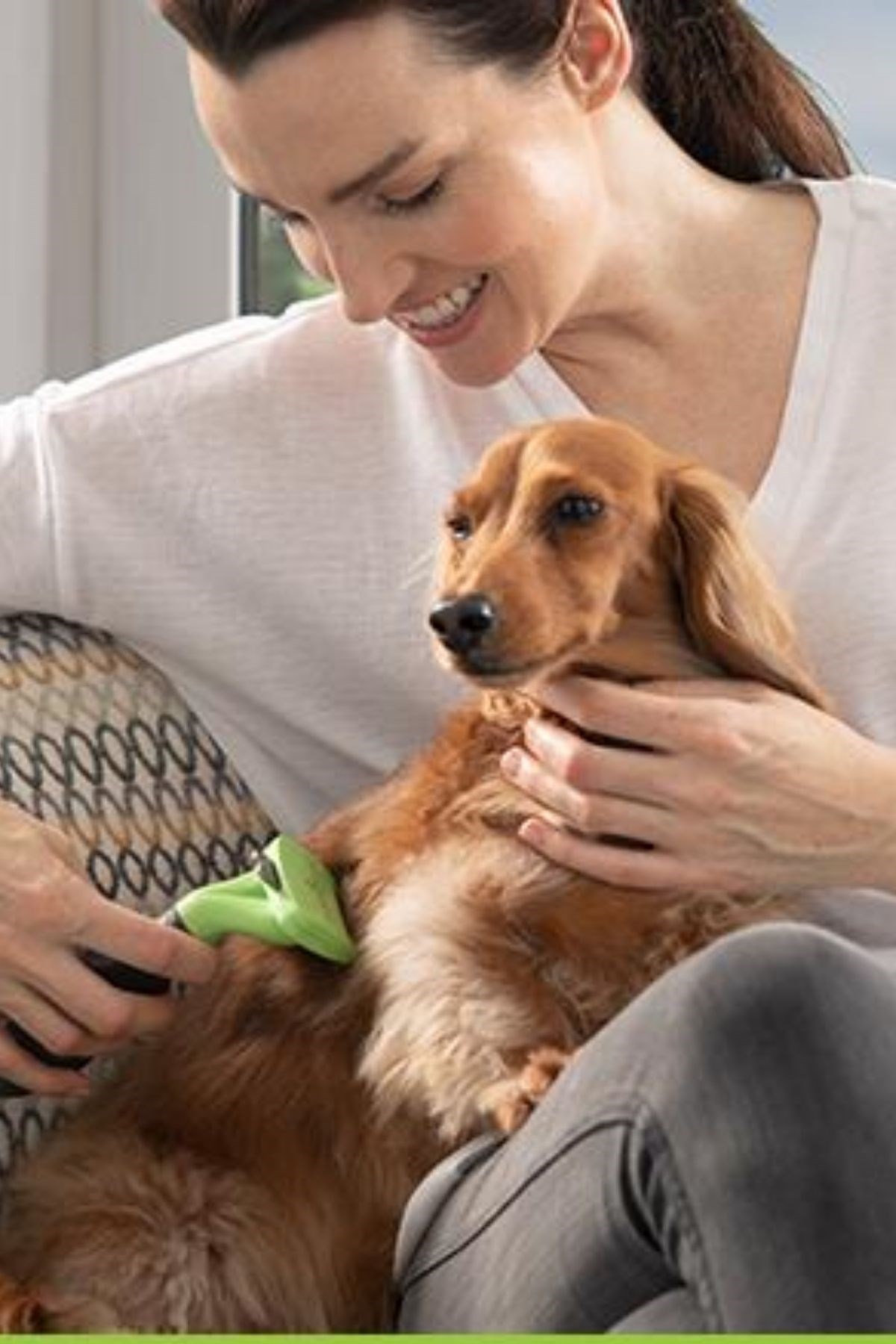 Kedi ve Köpekler İçin Uzun Tüylü Köpek Tarağı Tüy Toplayıcı tarak Small — Veyo — görsel 7