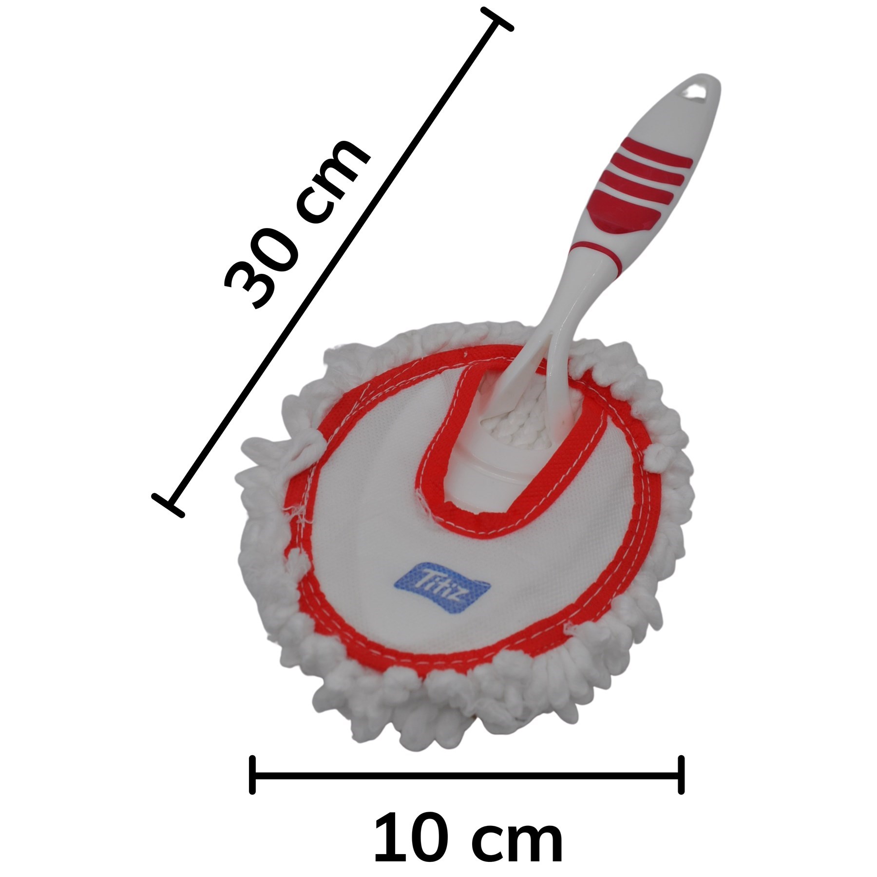 Mikrofiber Duster Toz Leke Kir Alıcı Temizleyici Tutacaklı Temizlik Bezi Aparatı Malzemesi — Veyo — görsel 3
