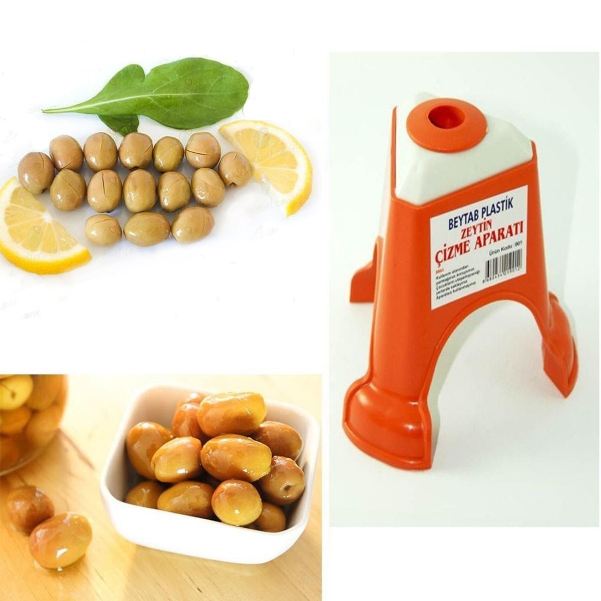 Kolay Zeytin Dilme Çizme Aparatı Pratik Kolay Zeytin Çizici Alet — Veyo — görsel 5