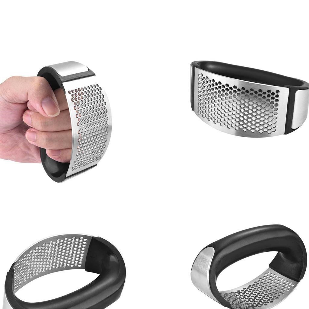 Yeni Sarımsak Ezici Paslanmaz Çelik Garlic Press — Veyo — görsel 6