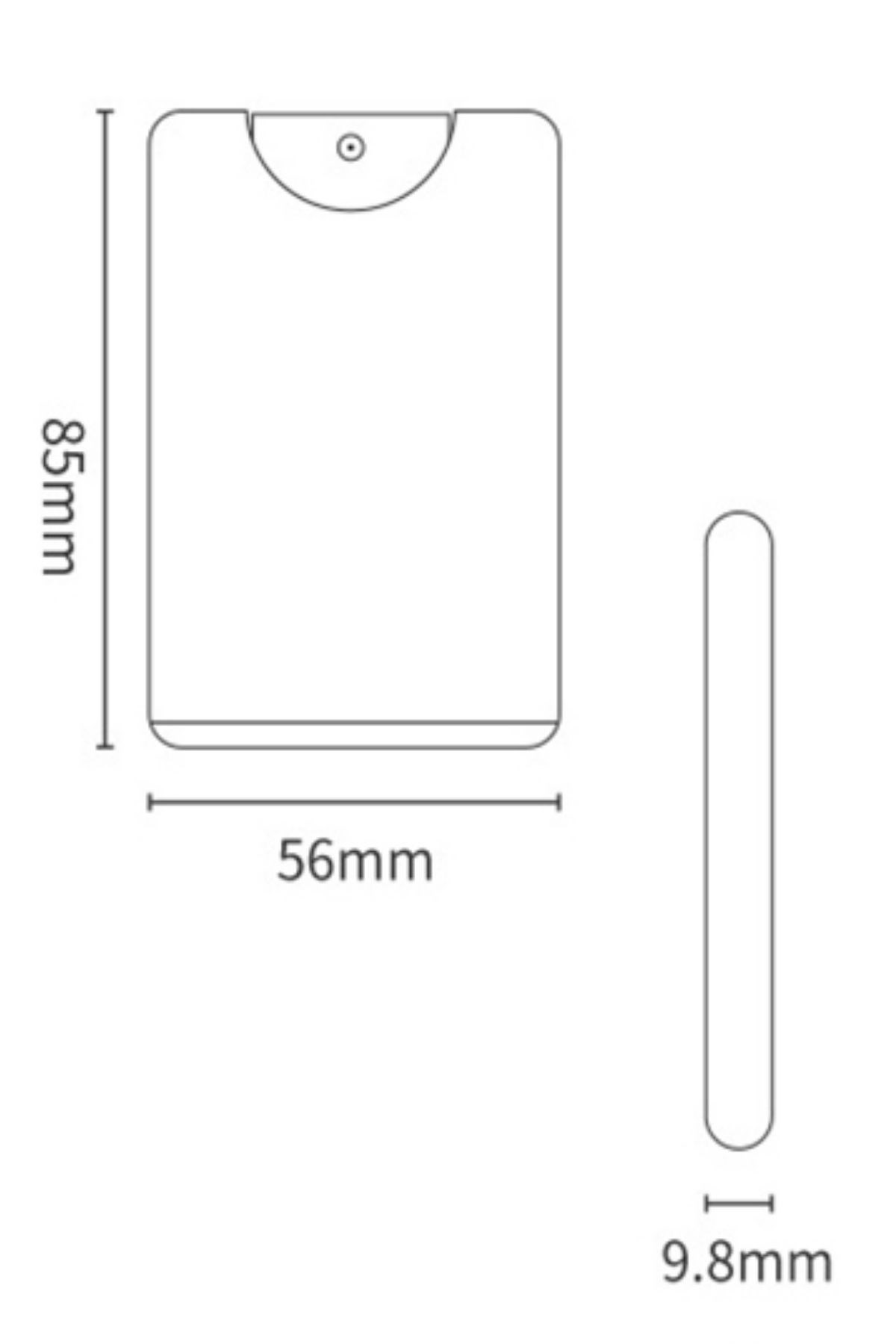 Buffer 20 Ml Doldurulabilir Mini Cep Boy Kolay Taşınabilir Çok Amaçlı Parfüm Şişesi