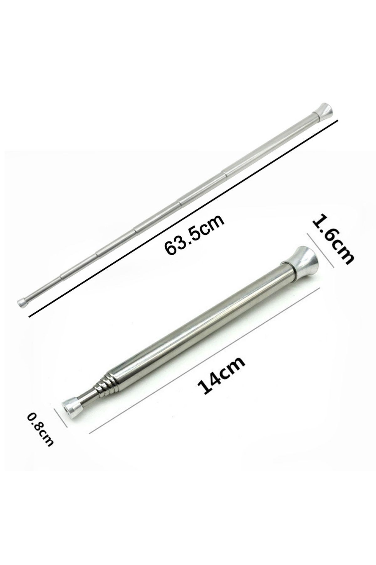 Teleskopik Ateş Başlatıcı Outdoor Üfleme Borusu 63 Cm — Veyo — görsel 8