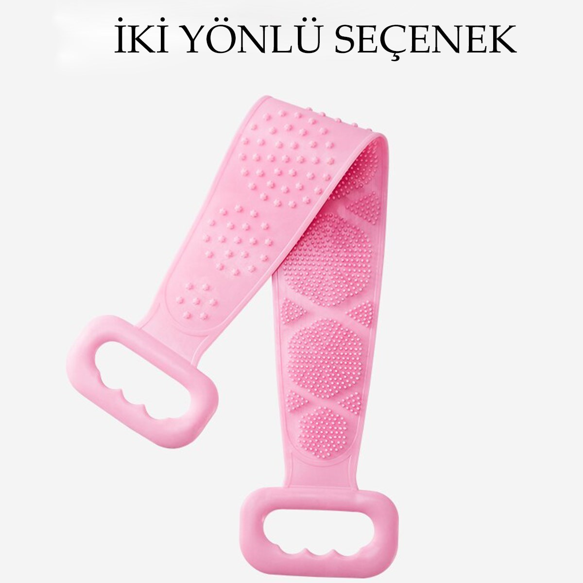 Çift Taraflı Banyo Hamam Lifi Silikon Masajlı Yumuşak Duş Lifi Uzun Ömürlü Hazır Banyo Keses — Veyo — görsel 8