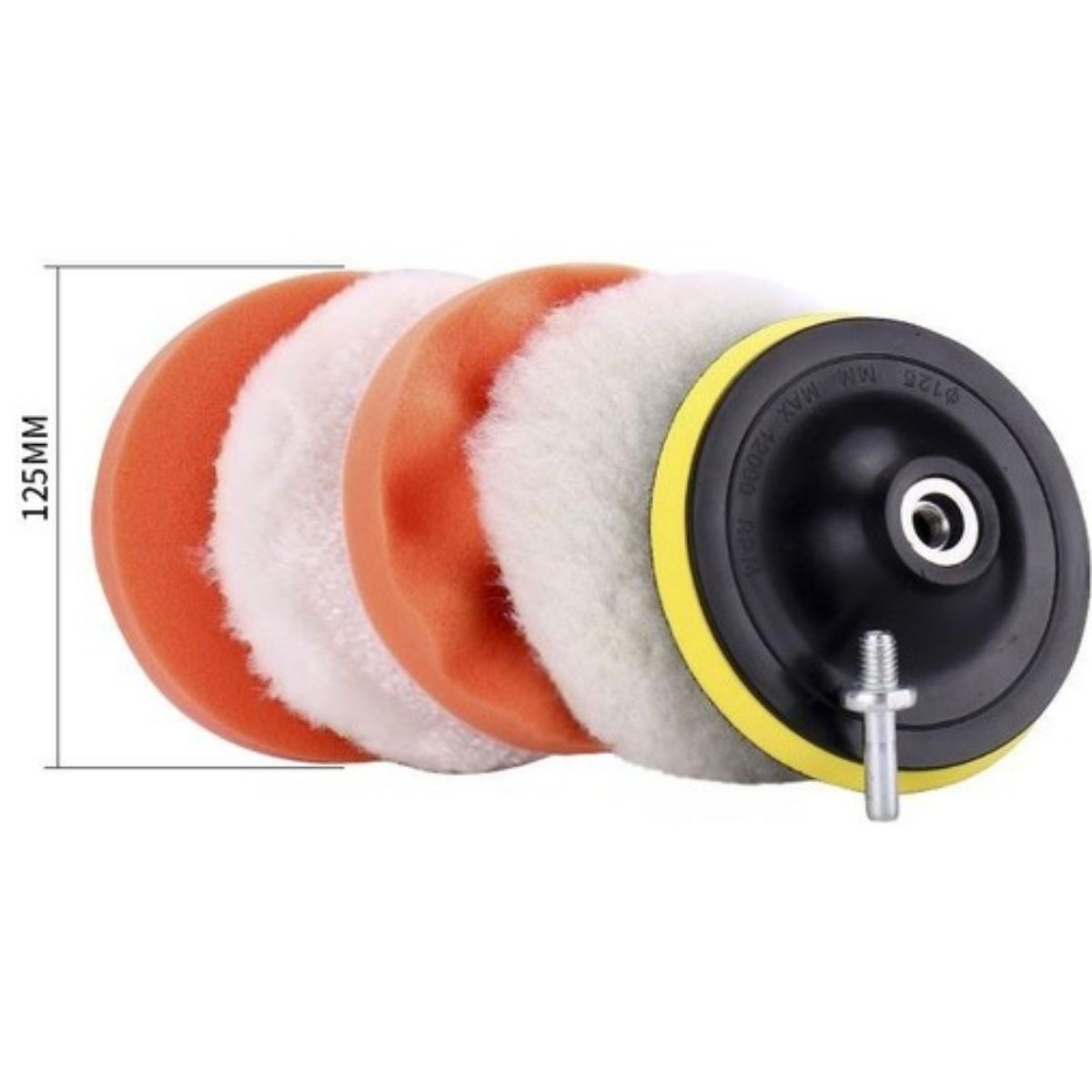 6 Parça 12.5 cm Battal Boy Oto Pasta Cila Seti — Veyo — görsel 4