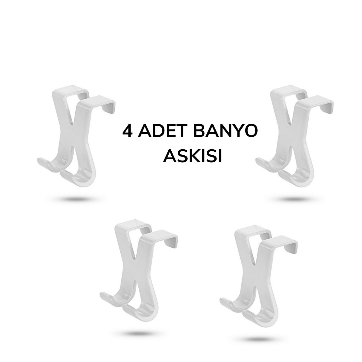 Hang it Pratik Kolay Taşımabilir Havlupan 2 Kancalı Banyo Askısı — Veyo — görsel 8