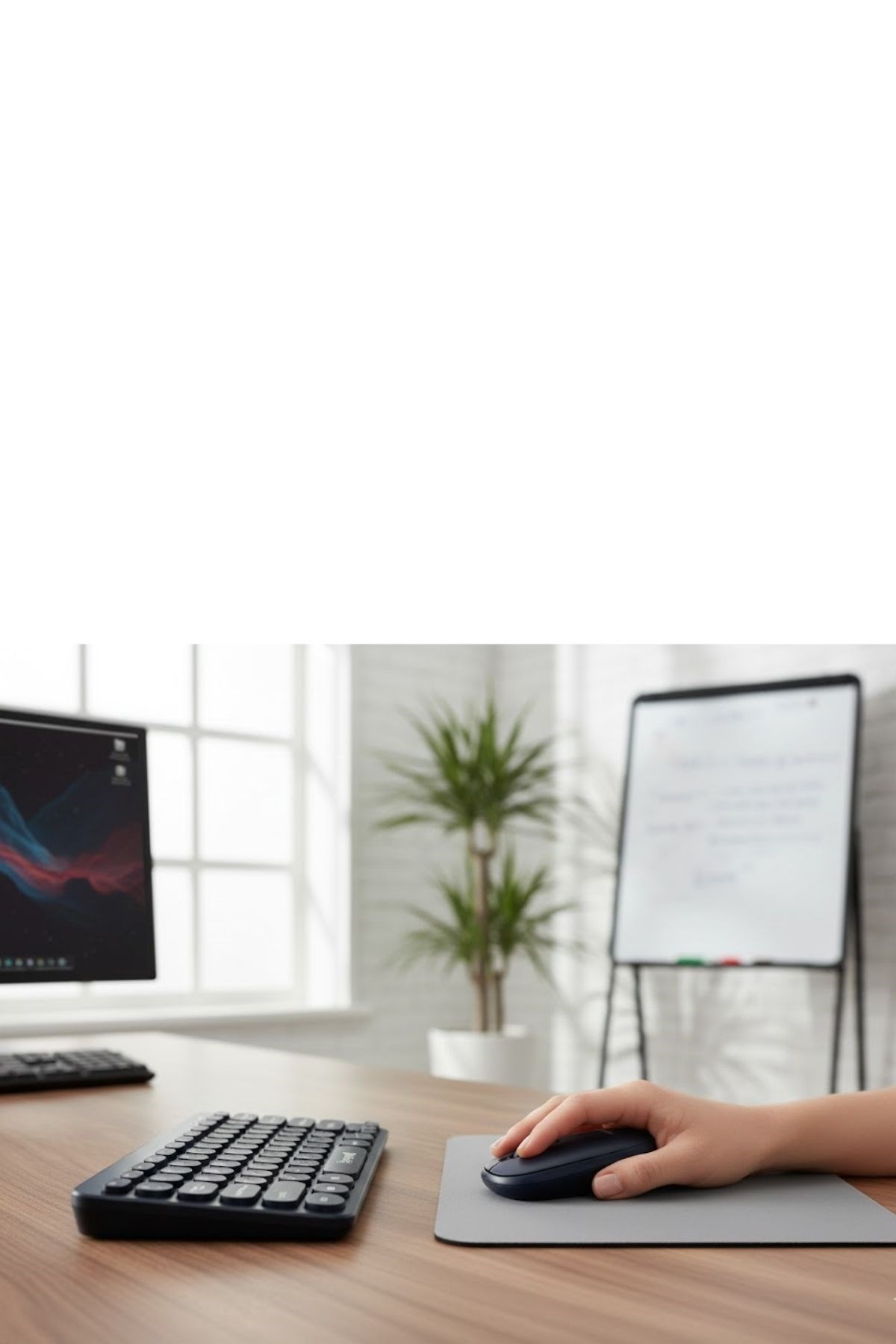 Kablosuz Lacivert Bluetooth Klavye Mouse Seti – Yuvarlak Tuşlu Tasarım, Türkçe Q Dizilim, Taşınabilir, Ev ve Ofis Kullanımına Uygun — Veyo — görsel 8