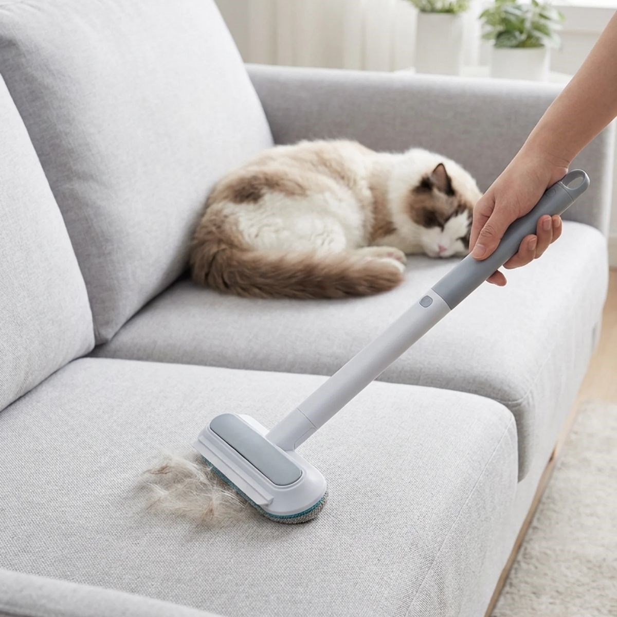 4’ü 1 Arada Tüy Toplayıcı – Kedi Köpek Tüy Temizleyici Fırça, Koltuk Halı Tüy Alıcı Çok Fonksiyonlu Fırça — Veyo — görsel 2