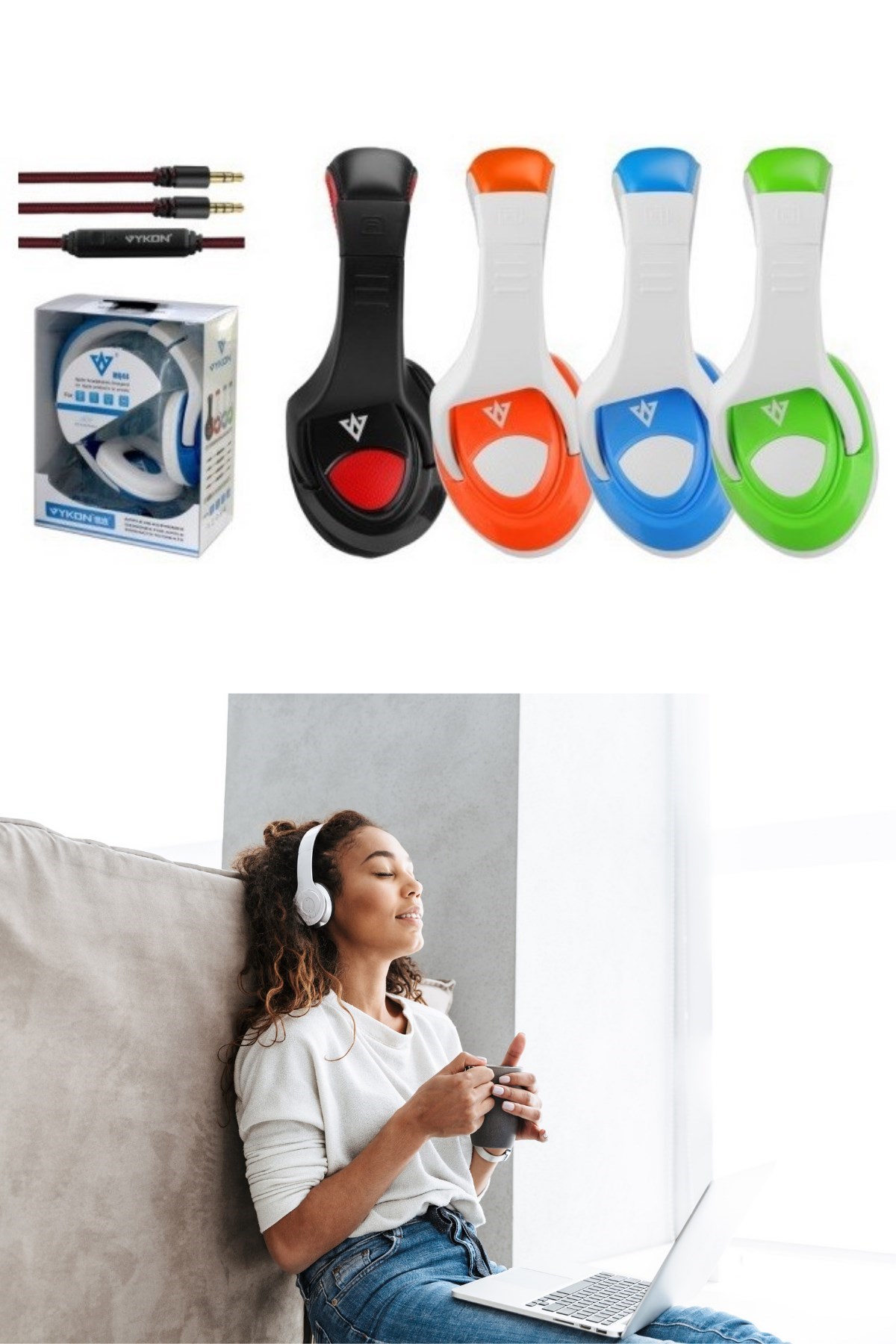 ANKAVERSE® Vykon MQ44 kulaklık jak girişi