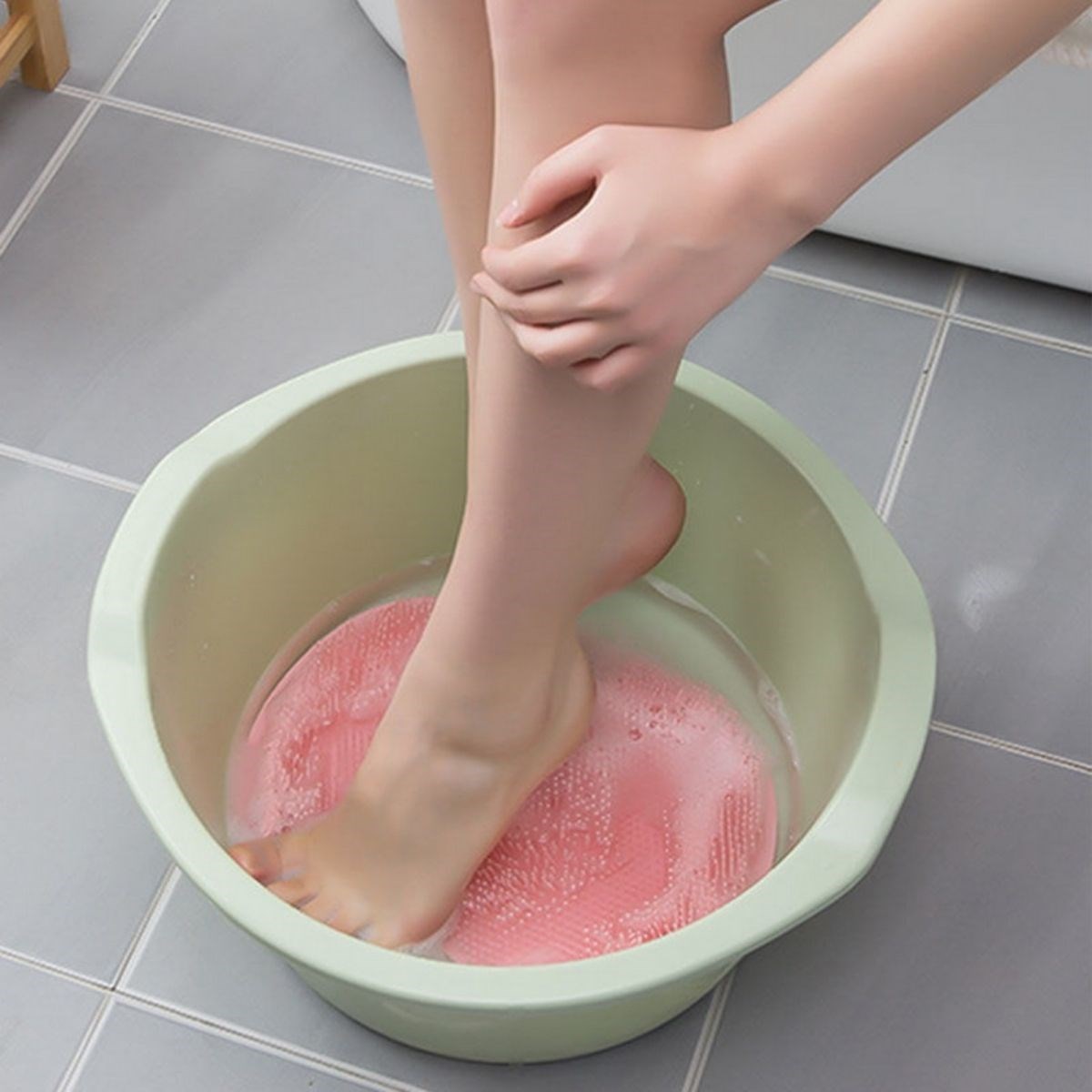 Çok Amaçlı Esnek Yumuşak Banyo El Ayak Vücut Plastik Duş Matı Plastik Banyo Matı — Veyo — görsel 6