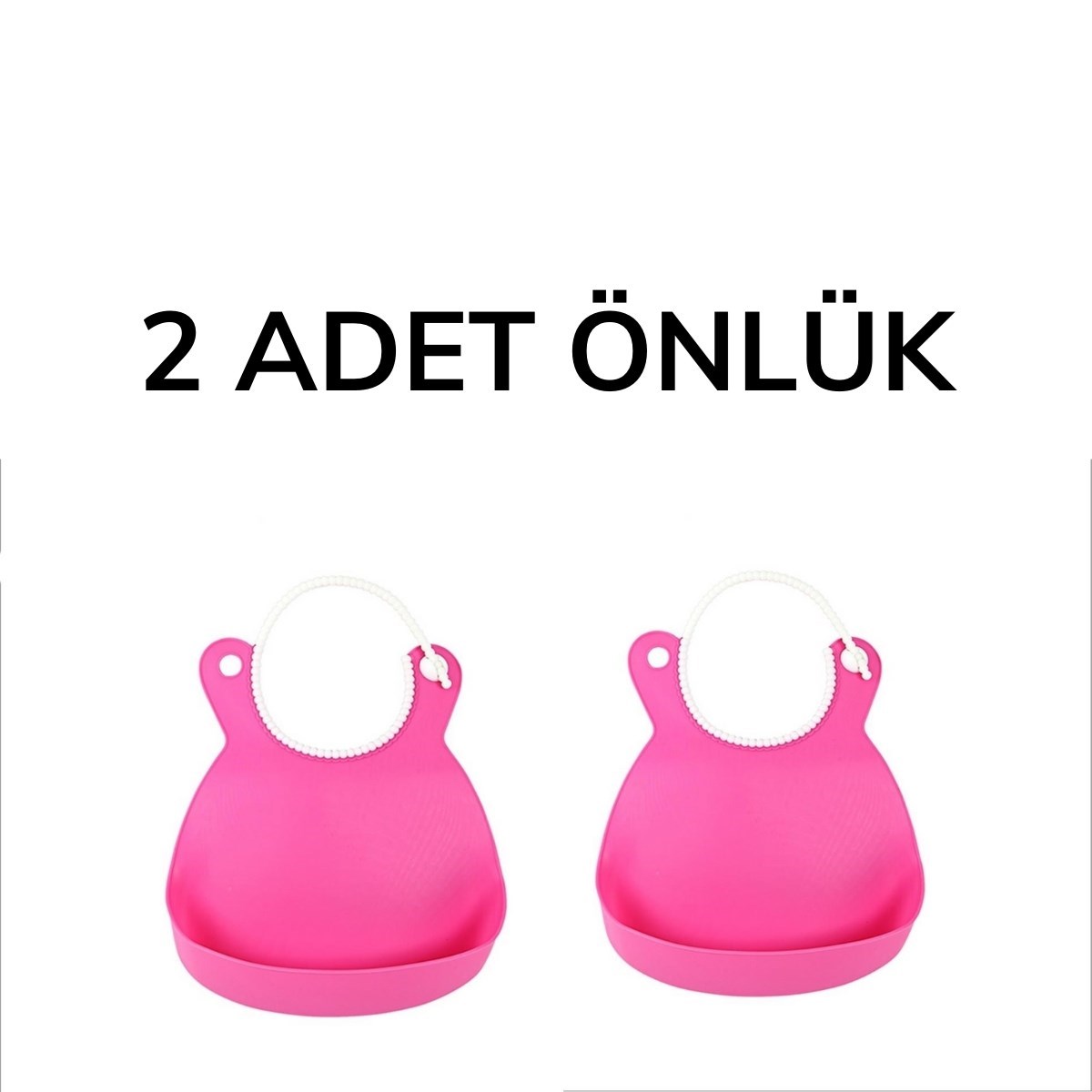Çocuk Bebek Mama Önlüğü Dökülme Engelleyici Bükülebilir Pembe — Veyo — görsel 7