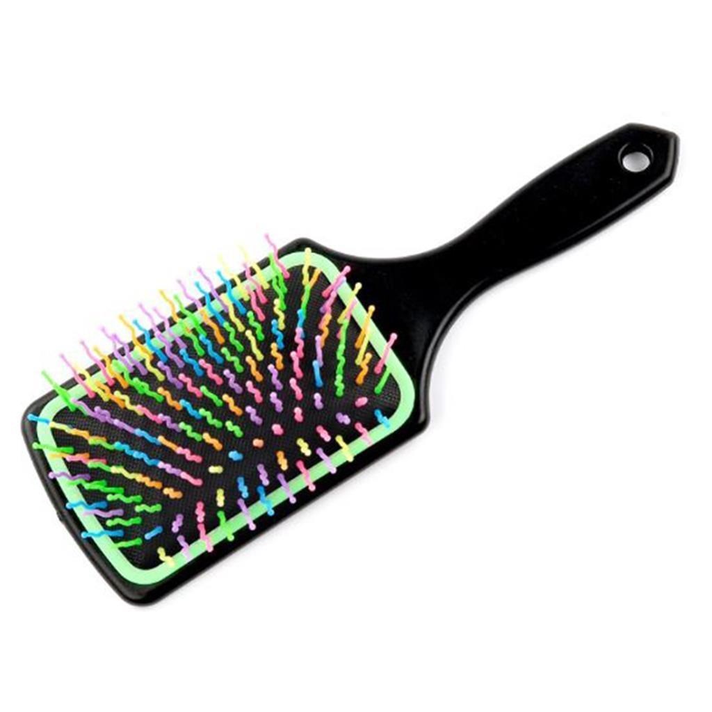 Saç Açıcı Pratik Renkli Uçlu Plastik Saç Fırçası Tarağı Ergonomik Tarak — Veyo — görsel 5