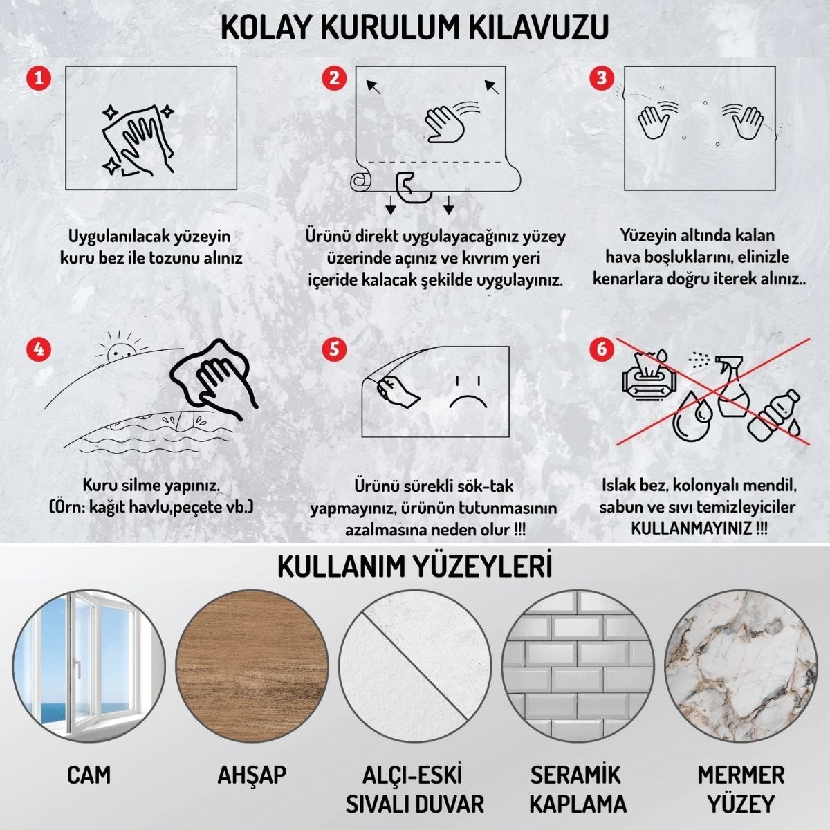 100x100cm Statik Kağıt Renkli Çarpım Tablosu — Veyo — görsel 5