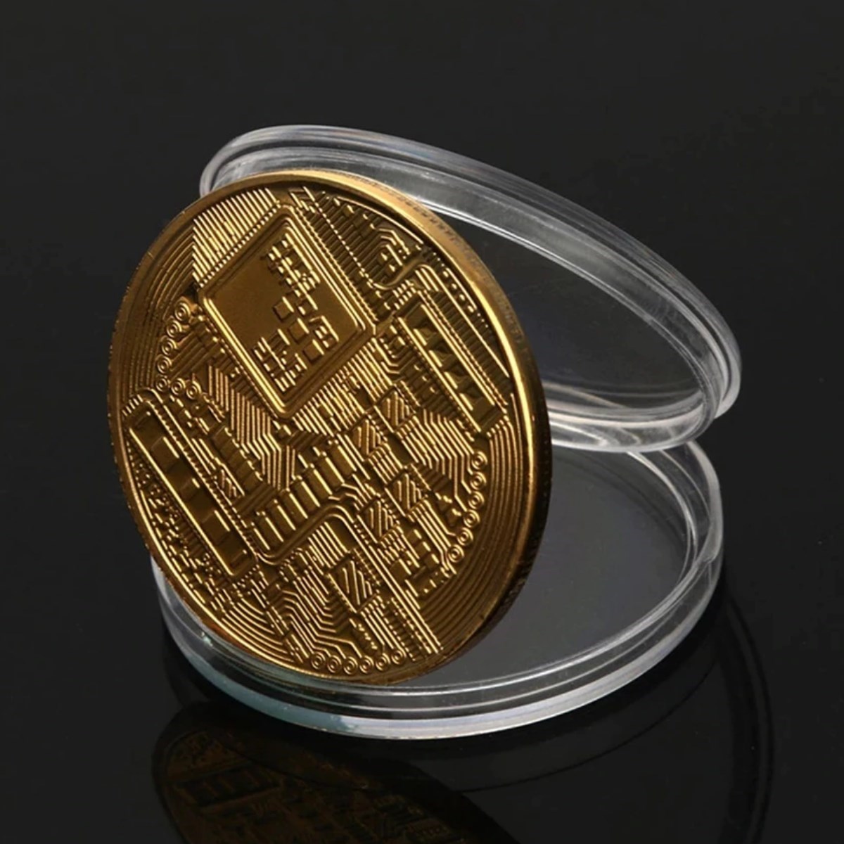 Bitcoin Madeni Hatıra Parası Madeni Bitcoin Hediye Sikke Para — Veyo — görsel 3