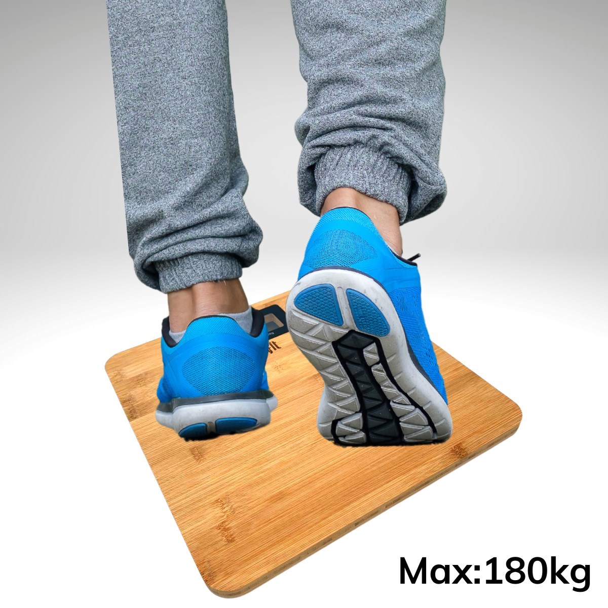 Techfit Bambu Banyo Baskülü Yüksek Hassasiyetli Darbelere Dijital Dayanıklı Terazi Tf 1065 M — Veyo — görsel 3