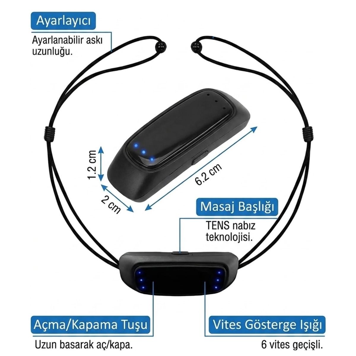 Ultrasonik Horlama Önleyici Cihaz – Uyku Kalitesi Artırıcı Elektrikli Uyku Apnesi Destekleyici Sessiz Uyku Aparatı — Veyo — görsel 5