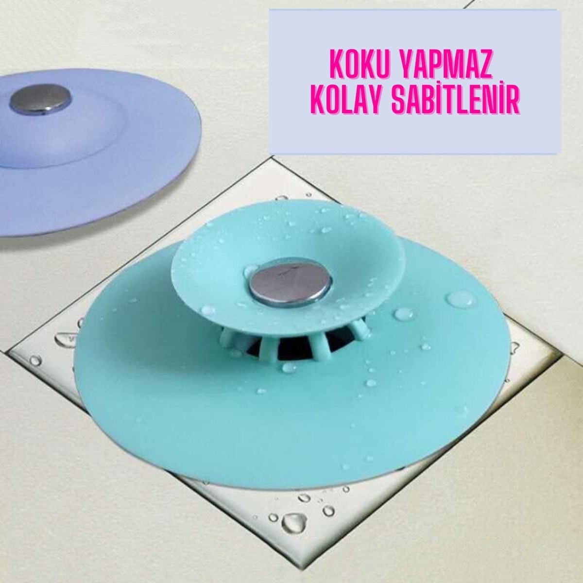 Silikon Malzeme Banyo Mutfak Gider Evye Lavabo İçine Çöp Tıpası Kaydırmaz Süzgeç Çeşitleri M — Veyo — görsel 3