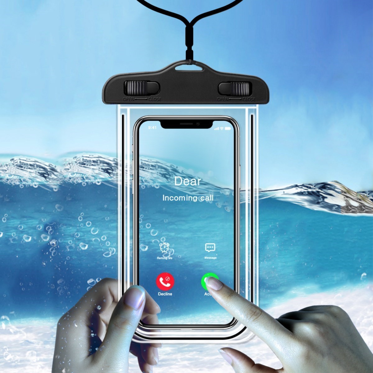 Bisiklete Takılan Su ve Yağmur Gerirmez Telefon Kılıfı Universal — Veyo