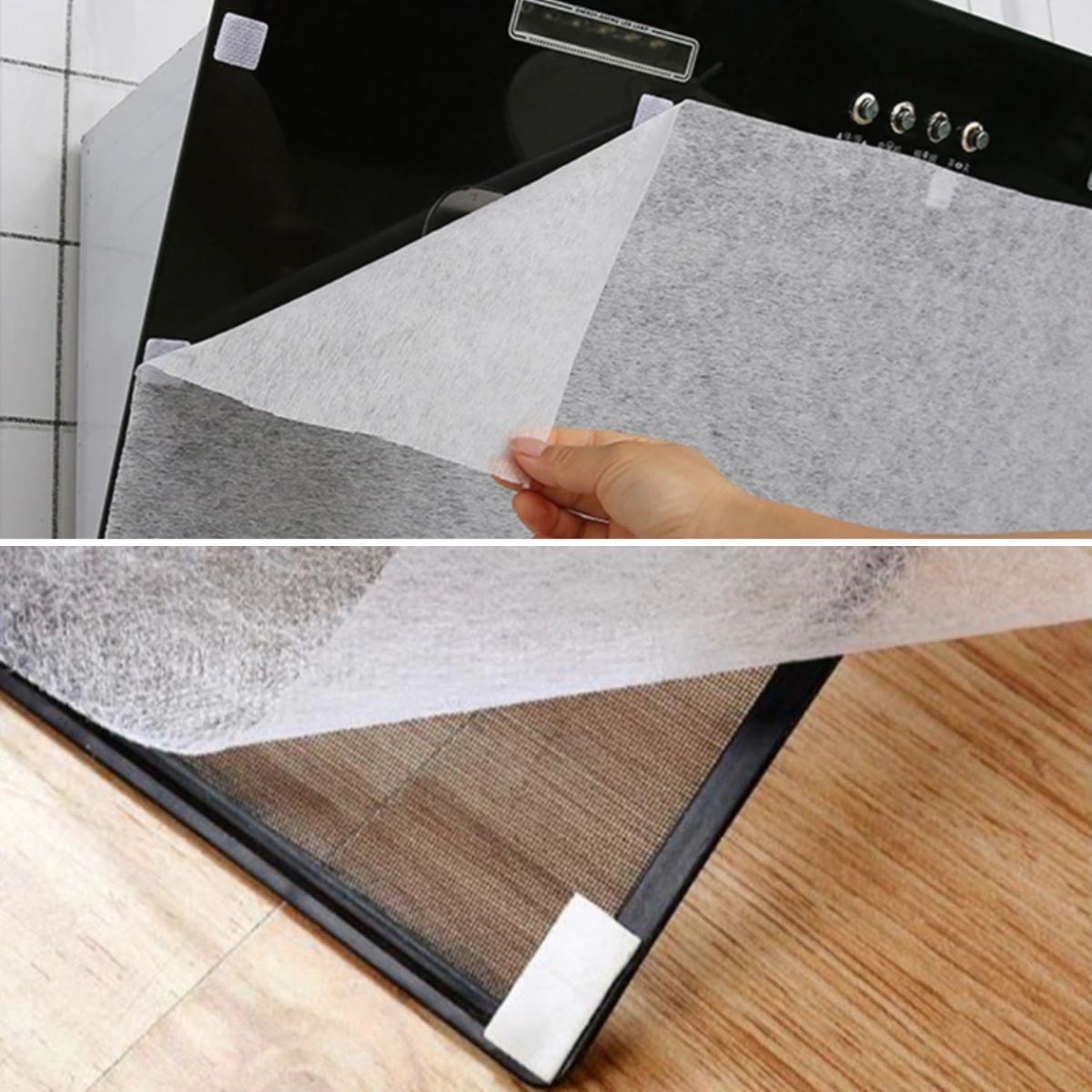 2li Yağ Emici Duman Önleyici Pratik Mutfak Davlumbaz Koruyucu Dayanıklı Yedek Filtre 45x90cm — Veyo — görsel 6