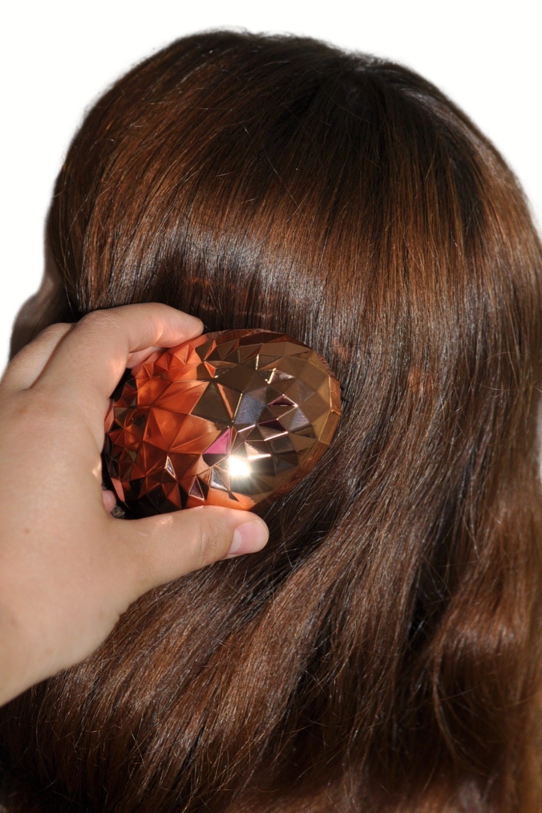 Rose Gold Saç Düzleştirici Tarak Geniş AralıklıHer Saç Tipine Uygun Fırçalı Saç Düzleştiric — Veyo — görsel 7