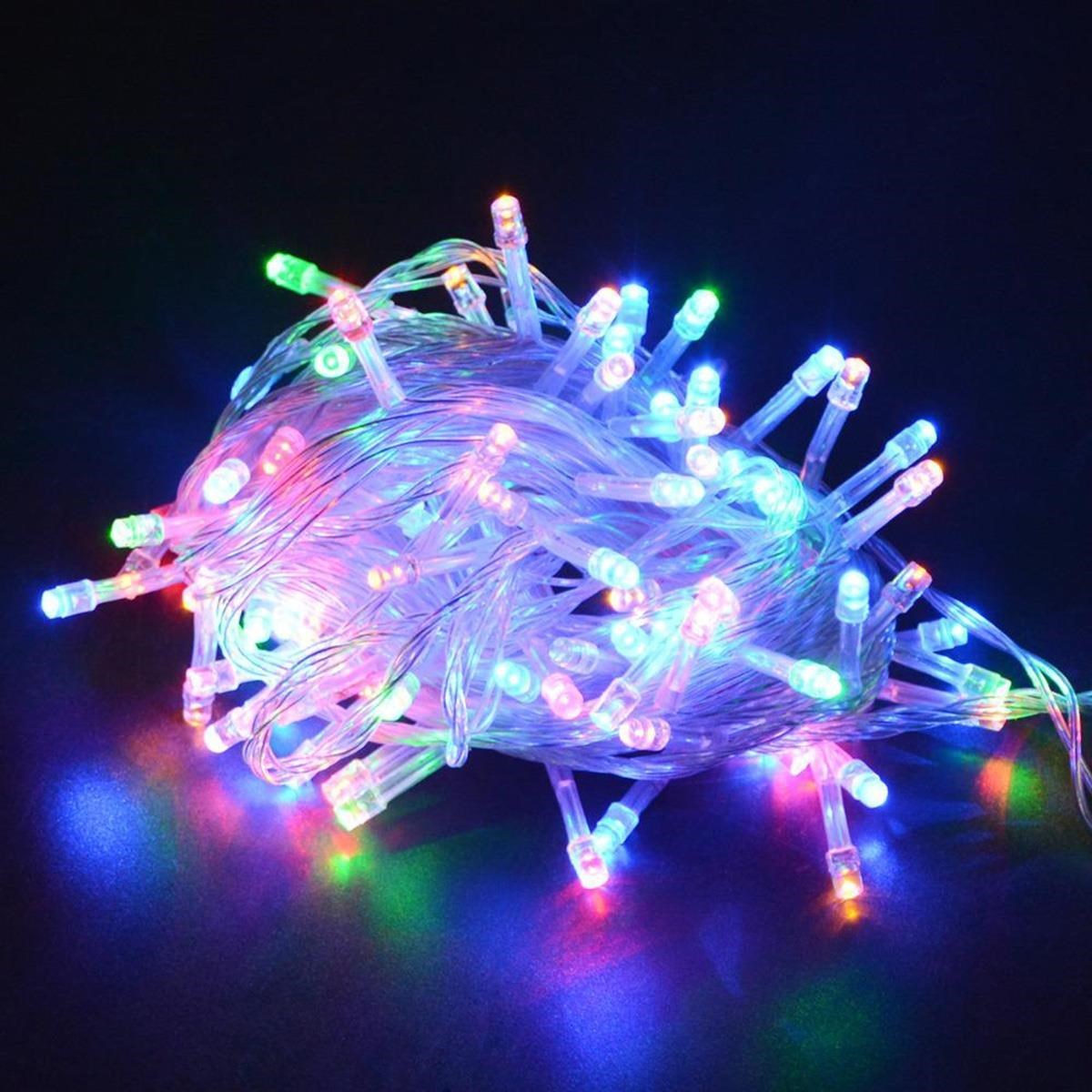 10 Metre 100 Ledli 8 Fonksiyonlu Karışık Renkli RGB Led Lamba — Veyo — görsel 4