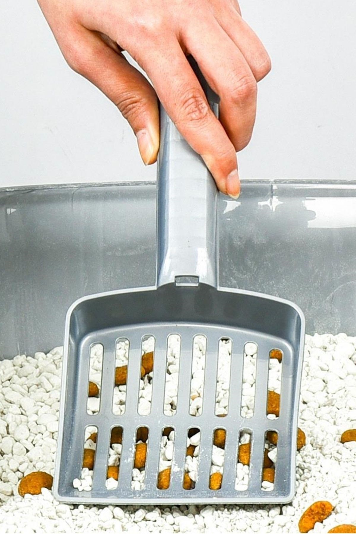 Plastik Evcil Hayvan Kedi Kumu Temizleme Eleme Küreği — Veyo — görsel 5