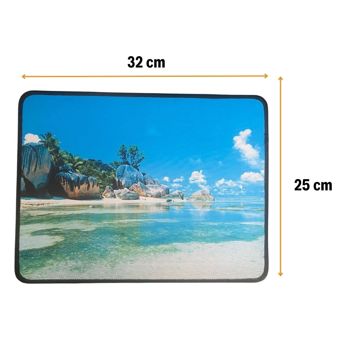 25x32 cm Küçük Boy Mouse Pad Manzara Ada — Veyo — görsel 5