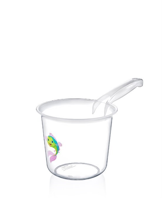 1,25 Lt Şeffaf Uzun Saplı Maşrapa - 38147