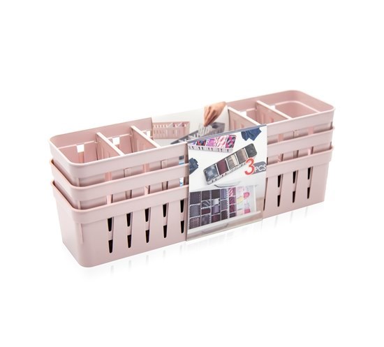 5 Bölme Ayarlı Organizer(85*315*65) 3Lü Set - 38081