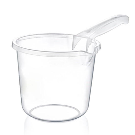 1,5 Lt Şeffaf Uzun Saplı Oluklu Maşrapa - 38167