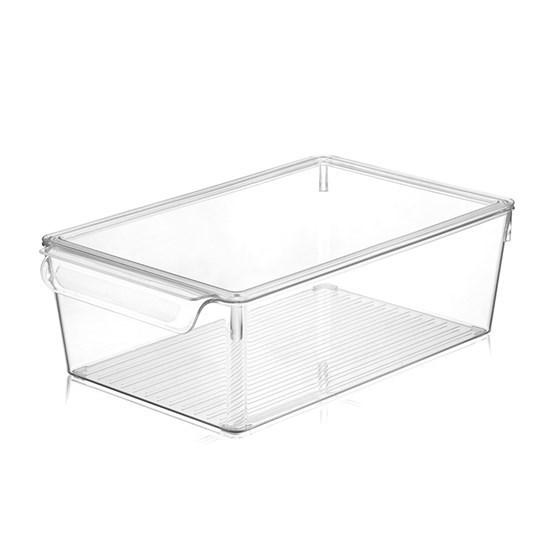 Kapaklı Şeffaf Buzdolabı Organizer (200 X 325 X 100Mm) - 38066