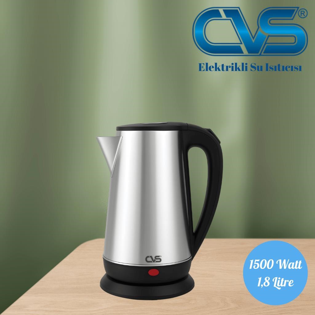 CVS DN 2345 1,8 Litre Elektrikli Su Isıtıcısı 1500 Watt