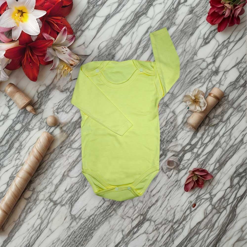 Düz Uzun Kollu Zıbın Body 1 - 3 Yaş-