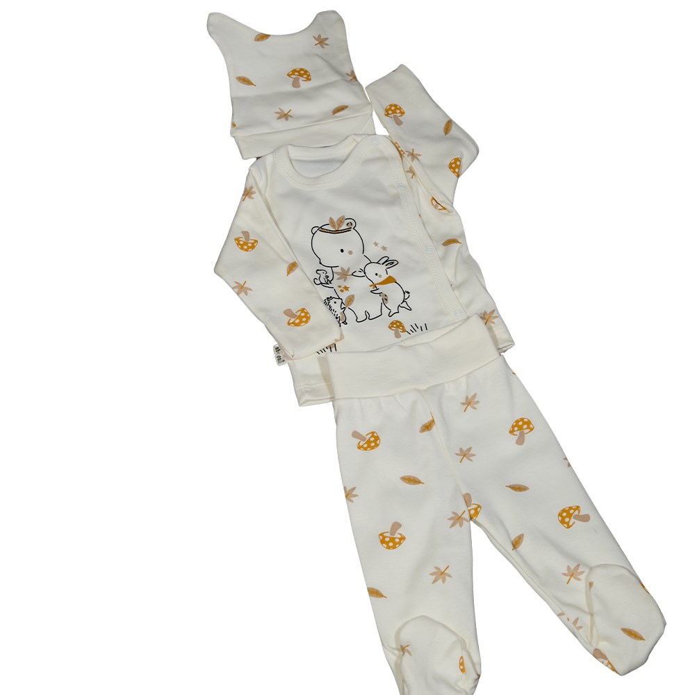 Sonbahar Temalı 3'lü Bebek Takımı-2 Yaş