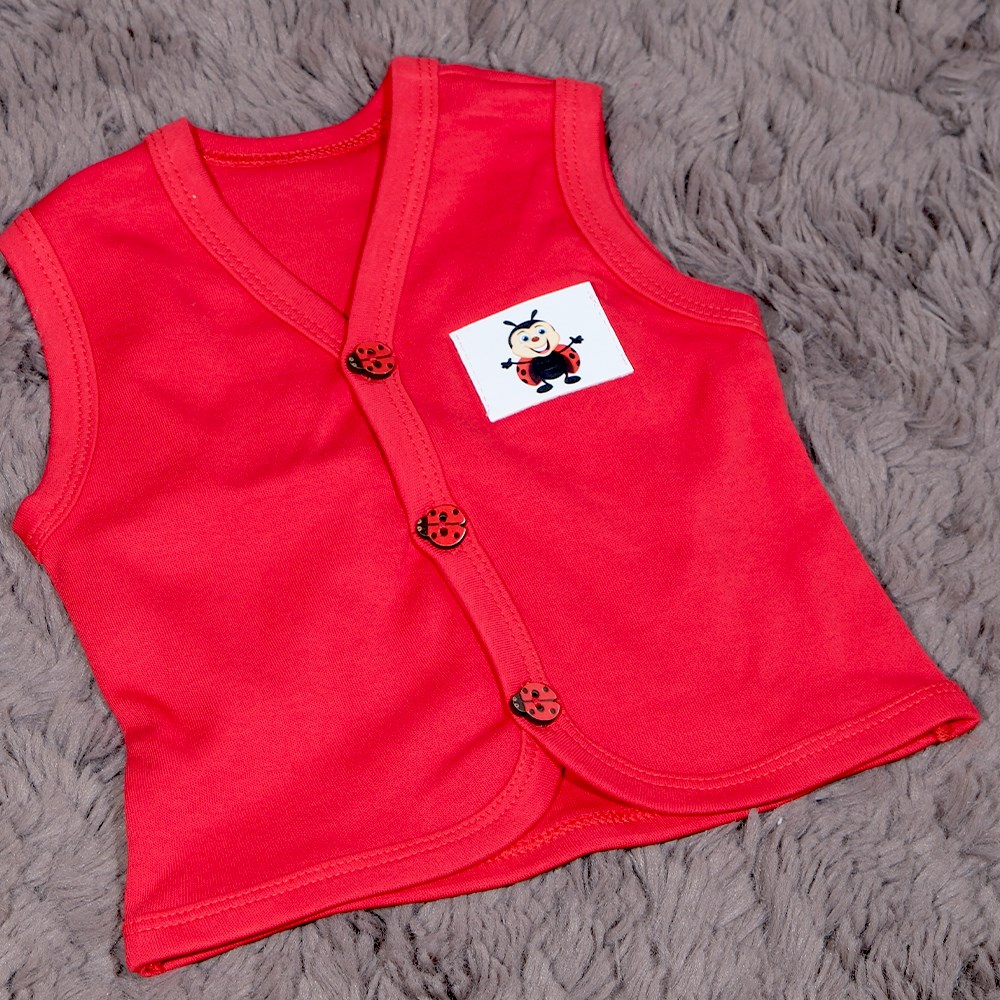 Uğurböcekli Yelek 6 - 24 Ay-2 Yaş