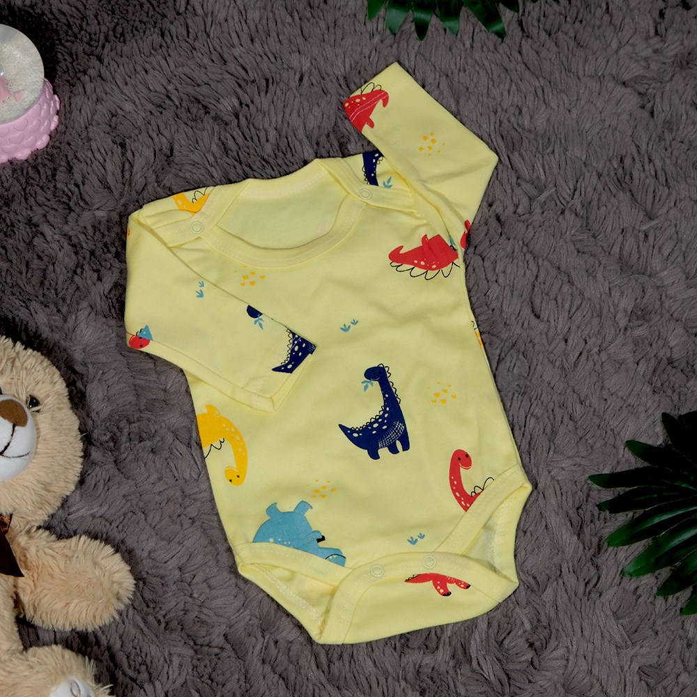 Dino Uzun Kollu Zıbın Body 0 - 9 Ay-