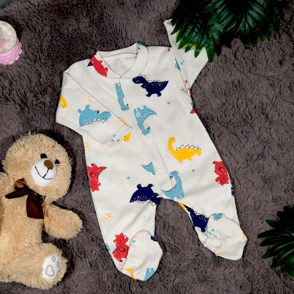 Dinazor Desenli Patikli Tulum 3 - 9 Ay-9 Ay