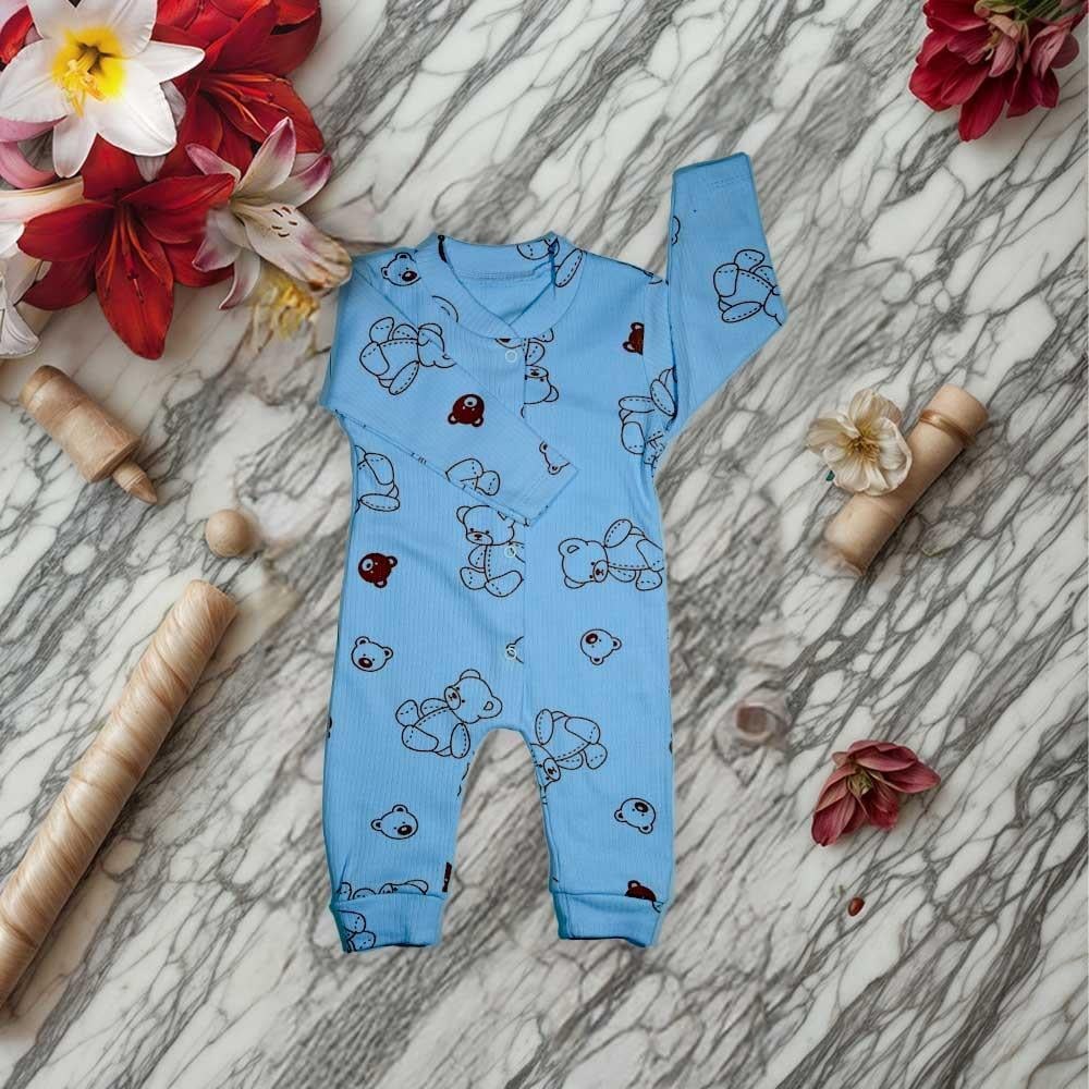 Ayıcıklı Manşetli Tulum 3 - 9 Ay-1 Ay