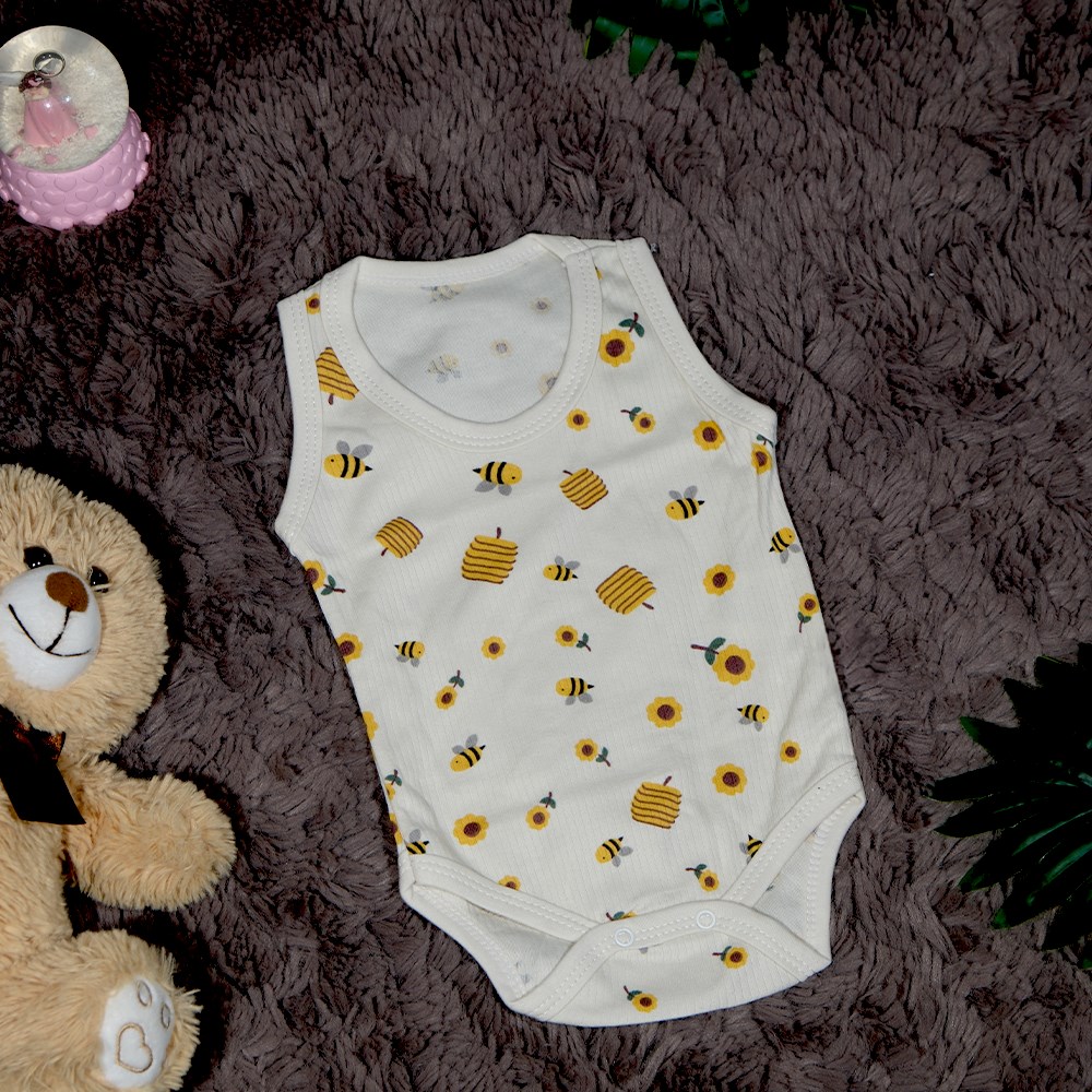 Arı Desenli Body Zıbın 1 - 9 Ay-1 Yaş