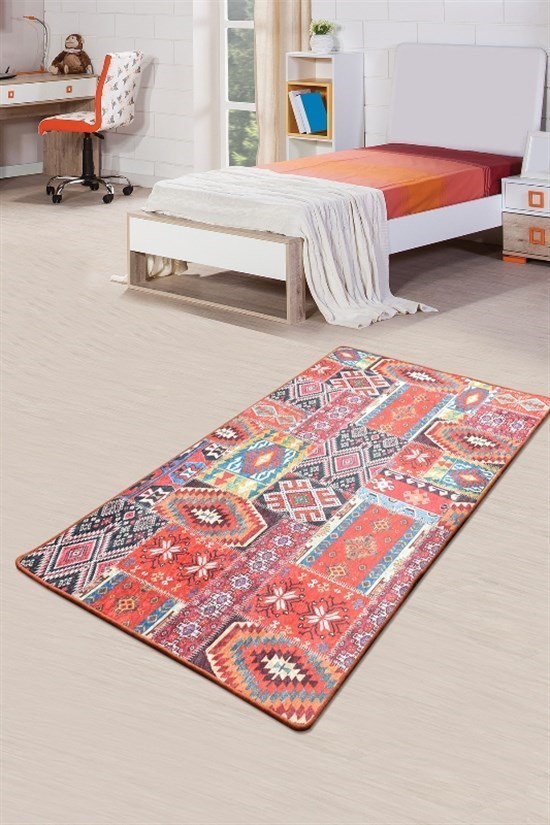 Patchwork Djt 100X200 Cm Dekoratif Halı-22680