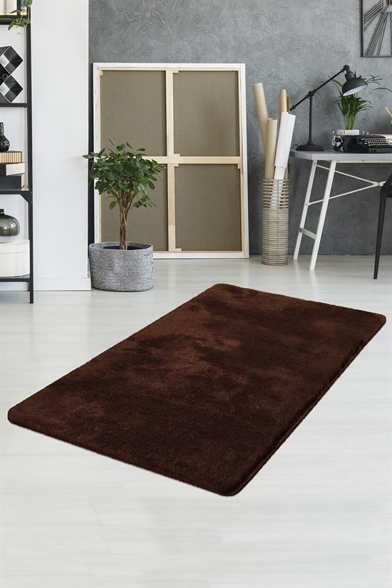 Mılano Acı Kahve 80X140 Cm Dekoratif Halı-22364