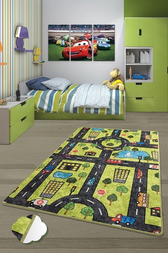 Green Cıty 200X290 Çocuk Ve Bebek Halısı-21419