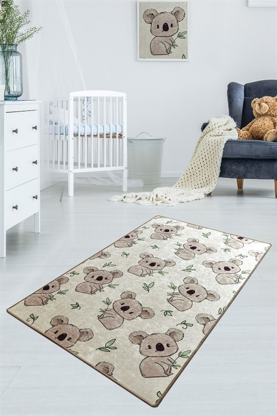 Koala Ekru 100X160 Çocuk Ve Bebek Halısı-21896