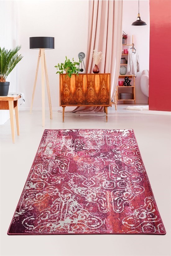 Harmony Pembe Djt 140X190 Cm Salon,Koridor, Dekoratif Halı-21456