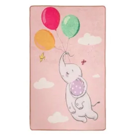 Balloons 140X190 Pembe Çocuk Ve Bebek Halısı-20317